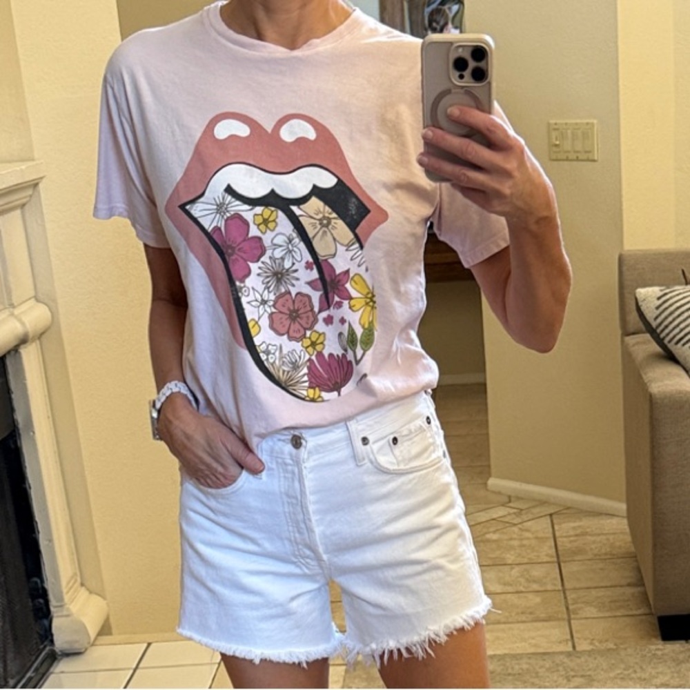 Daydreamer Pink Floral Graphic Tee